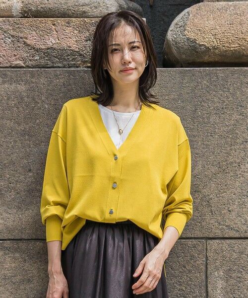 LAUTREAMONT / ロートレアモン カーディガン・ボレロ | Vネックニットカーディガン≪手洗い可能≫ | 詳細12