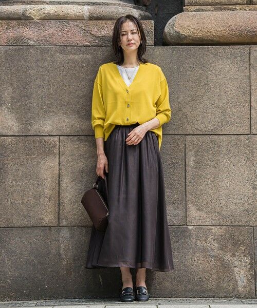 LAUTREAMONT / ロートレアモン カーディガン・ボレロ | Vネックニットカーディガン≪手洗い可能≫ | 詳細13