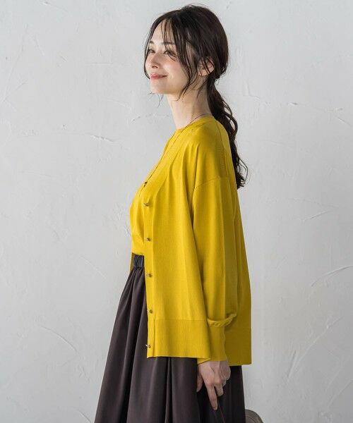 LAUTREAMONT / ロートレアモン カーディガン・ボレロ | Vネックニットカーディガン≪手洗い可能≫ | 詳細15