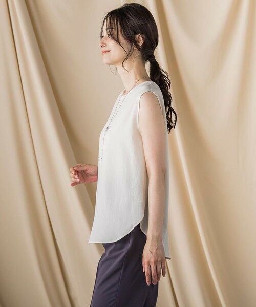 LAUTREAMONT / ロートレアモン シャツ・ブラウス | ノースリーブレイヤードブラウス≪洗濯機で洗える・吸水速乾・接触冷感≫ | 詳細2