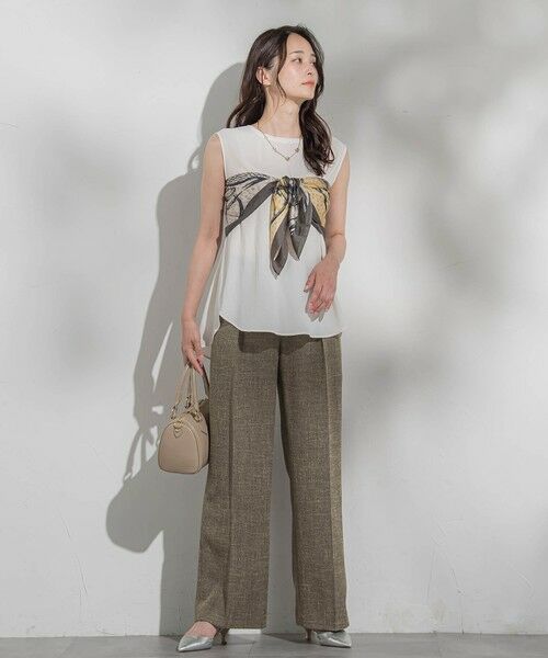 LAUTREAMONT / ロートレアモン シャツ・ブラウス | ノースリーブレイヤードブラウス≪洗濯機で洗える・吸水速乾・接触冷感≫ | 詳細4