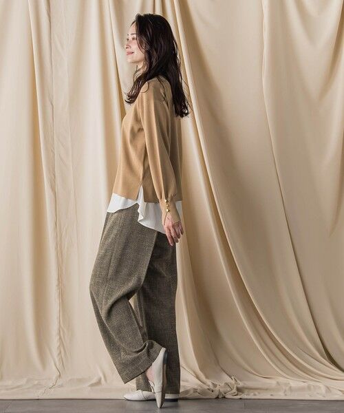 LAUTREAMONT / ロートレアモン シャツ・ブラウス | ノースリーブレイヤードブラウス≪洗濯機で洗える・吸水速乾・接触冷感≫ | 詳細9