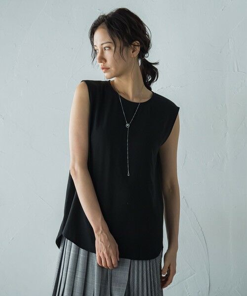 LAUTREAMONT / ロートレアモン シャツ・ブラウス | ノースリーブレイヤードブラウス≪洗濯機で洗える・吸水速乾・接触冷感≫ | 詳細17