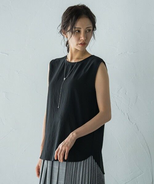 LAUTREAMONT / ロートレアモン シャツ・ブラウス | ノースリーブレイヤードブラウス≪洗濯機で洗える・吸水速乾・接触冷感≫ | 詳細18