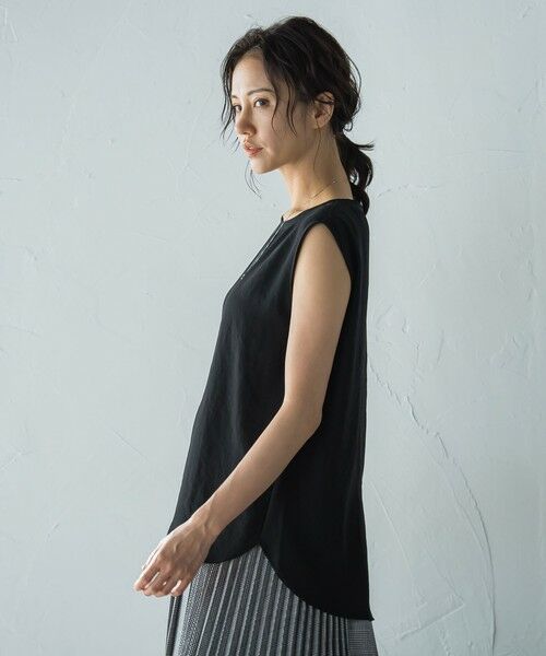 LAUTREAMONT / ロートレアモン シャツ・ブラウス | ノースリーブレイヤードブラウス≪洗濯機で洗える・吸水速乾・接触冷感≫ | 詳細19