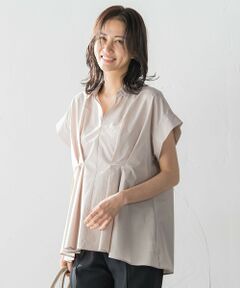 LAUTREAMONT / ロートレアモン シャツ・ブラウス | タイプライターペプラムブラウス≪洗濯機で洗える≫