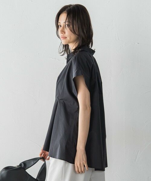 LAUTREAMONT / ロートレアモン シャツ・ブラウス | タイプライターペプラムブラウス≪洗濯機で洗える≫ | 詳細1