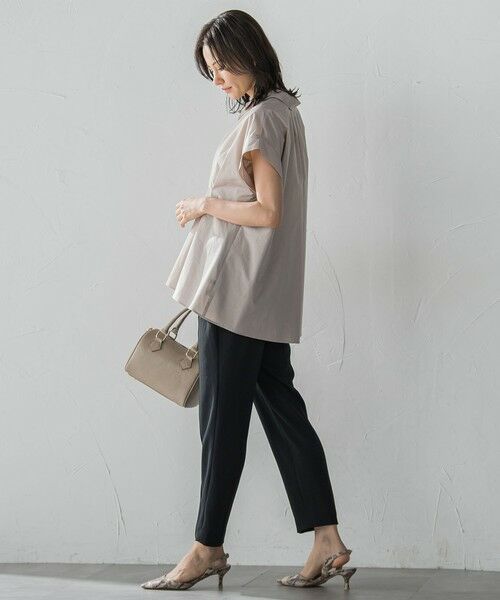 LAUTREAMONT / ロートレアモン シャツ・ブラウス | タイプライターペプラムブラウス≪洗濯機で洗える≫ | 詳細16