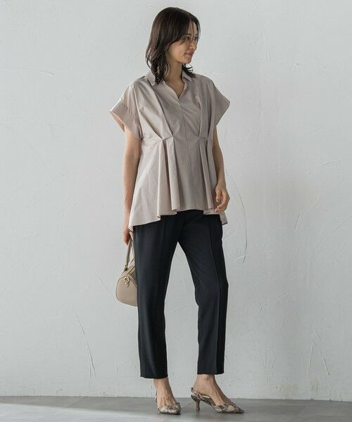 LAUTREAMONT / ロートレアモン シャツ・ブラウス | タイプライターペプラムブラウス≪洗濯機で洗える≫ | 詳細15