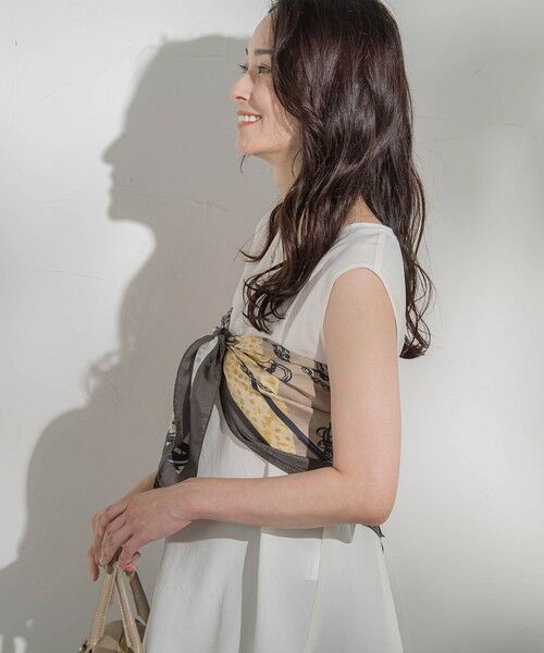 LAUTREAMONT / ロートレアモン マフラー・ショール・スヌード・ストール | 馬車柄スクエアシルクスカーフ | 詳細12