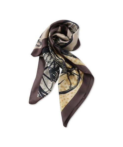 LAUTREAMONT / ロートレアモン マフラー・ショール・スヌード・ストール | 馬車柄スクエアシルクスカーフ | 詳細17