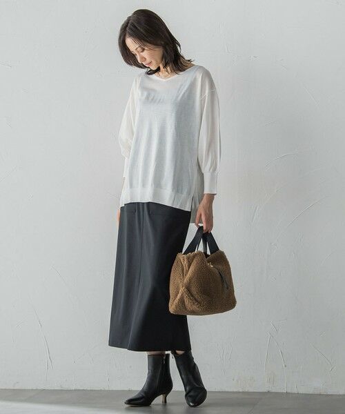 LAUTREAMONT / ロートレアモン その他小物 | 【VIOLAd'ORO】エコムートン 2WAYトート ELMO / V-8773 | 詳細12