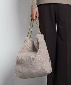 LAUTREAMONT / ロートレアモン その他小物 | 【WEB限定】【VIOLAd'ORO】エコムートン チェーンショルダートートM ELMO / V-8680