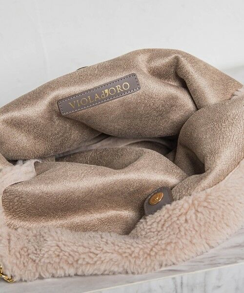 LAUTREAMONT / ロートレアモン その他小物 | 【WEB限定】【VIOLAd'ORO】エコムートン チェーンショルダートートM ELMO / V-8680 | 詳細6