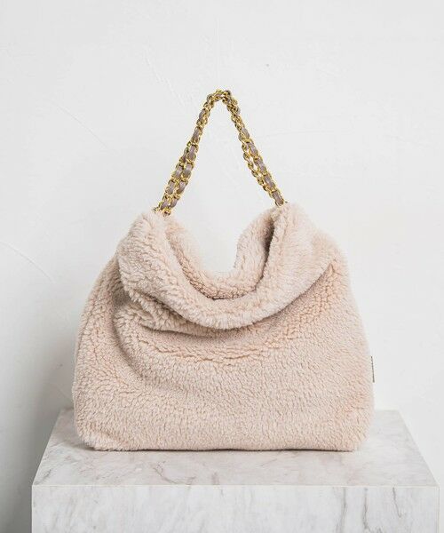 LAUTREAMONT / ロートレアモン その他小物 | 【WEB限定】【VIOLAd'ORO】エコムートン チェーンショルダートートM ELMO / V-8680 | 詳細7