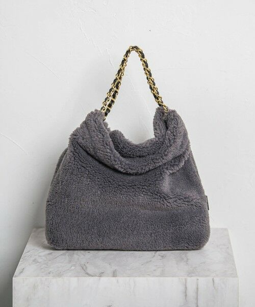 LAUTREAMONT / ロートレアモン その他小物 | 【WEB限定】【VIOLAd'ORO】エコムートン チェーンショルダートートM ELMO / V-8680 | 詳細20