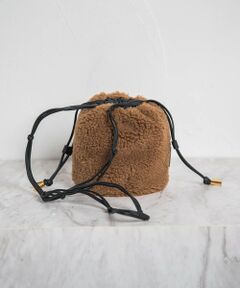 LAUTREAMONT / ロートレアモン その他小物 | 【WEB限定】【VIOLAd'ORO】ボア巾着ミニバッグ　ELMO / V-8925