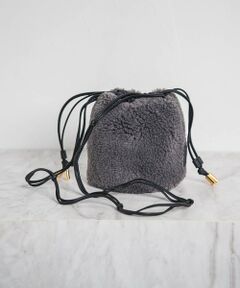 LAUTREAMONT / ロートレアモン その他小物 | 【WEB限定】【VIOLAd'ORO】ボア巾着ミニバッグ　ELMO / V-8925