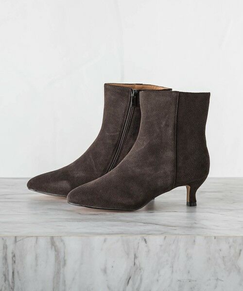 LAUTREAMONT / ロートレアモン フラットシューズ | 【REMME/レメ】スエードレザーショートブーツ | 詳細8