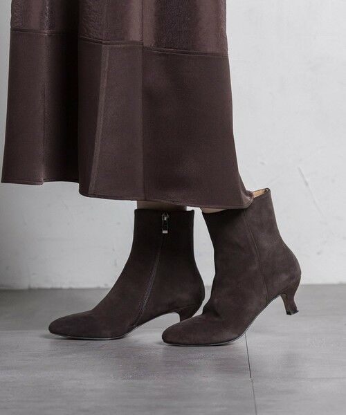 LAUTREAMONT / ロートレアモン フラットシューズ | 【REMME/レメ】スエードレザーショートブーツ | 詳細9