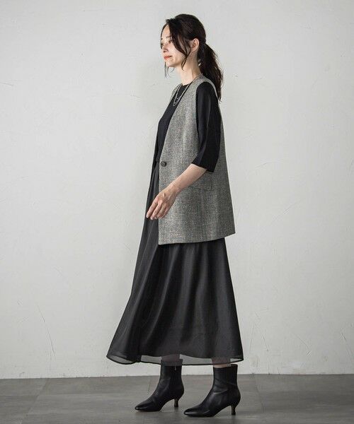 LAUTREAMONT / ロートレアモン ダウンジャケット・ベスト | トリッカースラブVカラージレ≪手洗い可能・防シワ・UV≫ | 詳細10