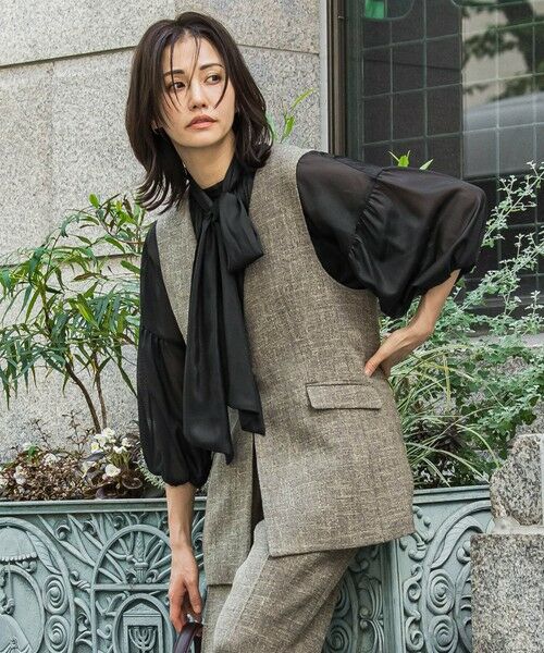 LAUTREAMONT / ロートレアモン ダウンジャケット・ベスト | トリッカースラブVカラージレ≪手洗い可能・防シワ・UV≫ | 詳細13