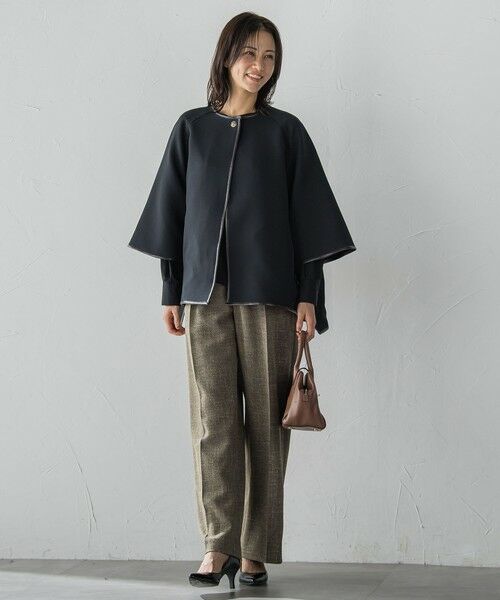 LAUTREAMONT / ロートレアモン テーラードジャケット | ライトポンチョジャケット ≪手洗い可能≫ | 詳細5