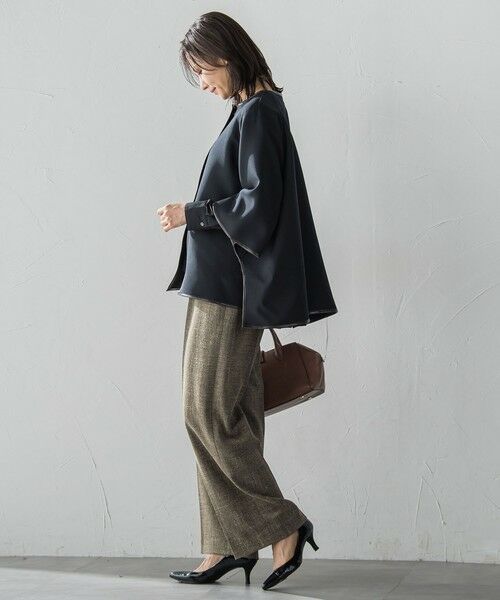 LAUTREAMONT / ロートレアモン テーラードジャケット | ライトポンチョジャケット ≪手洗い可能≫ | 詳細6