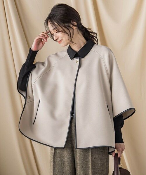 LAUTREAMONT / ロートレアモン テーラードジャケット | ライトポンチョジャケット ≪手洗い可能≫ | 詳細8