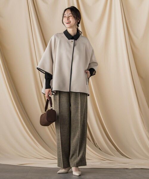 LAUTREAMONT / ロートレアモン テーラードジャケット | ライトポンチョジャケット ≪手洗い可能≫ | 詳細10