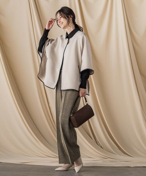 LAUTREAMONT / ロートレアモン テーラードジャケット | ライトポンチョジャケット ≪手洗い可能≫ | 詳細11