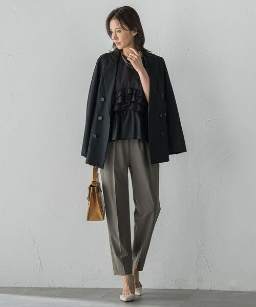 LAUTREAMONT / ロートレアモン テーラードジャケット | ダブルブレストジャケット ≪手洗い可能≫ | 詳細3