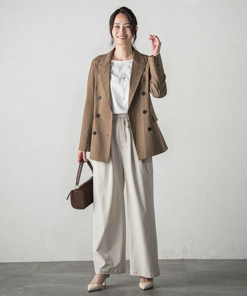 LAUTREAMONT / ロートレアモン テーラードジャケット | ダブルブレストジャケット ≪手洗い可能≫ | 詳細17