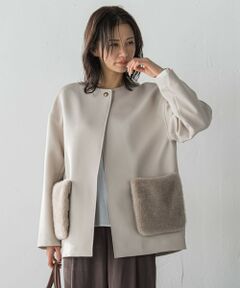 LAUTREAMONT / ロートレアモン テーラードジャケット | トリプルクロスファーポケットジャケット≪手洗い可能≫