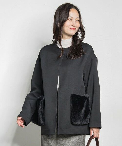 LAUTREAMONT / ロートレアモン テーラードジャケット | トリプルクロスファーポケットジャケット≪手洗い可能≫ | 詳細6