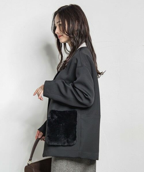 LAUTREAMONT / ロートレアモン テーラードジャケット | トリプルクロスファーポケットジャケット≪手洗い可能≫ | 詳細7