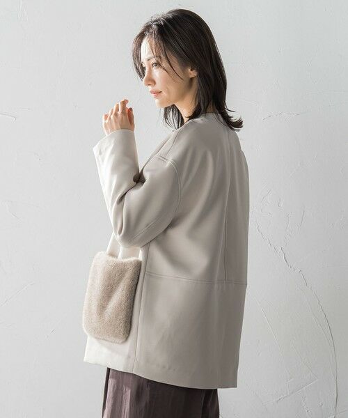 LAUTREAMONT / ロートレアモン テーラードジャケット | トリプルクロスファーポケットジャケット≪手洗い可能≫ | 詳細16