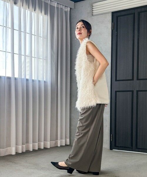 LAUTREAMONT / ロートレアモン テーラードジャケット | 【WEB限定】シャギーライトジレ | 詳細5