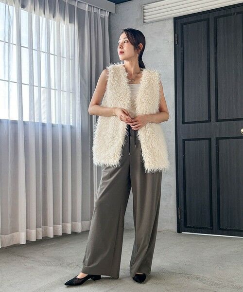 LAUTREAMONT / ロートレアモン テーラードジャケット | 【WEB限定】シャギーライトジレ | 詳細7