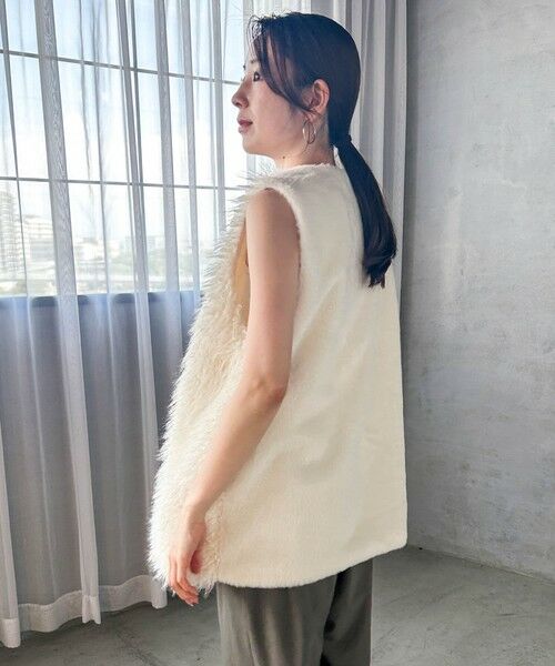 LAUTREAMONT / ロートレアモン テーラードジャケット | 【WEB限定】シャギーライトジレ | 詳細1