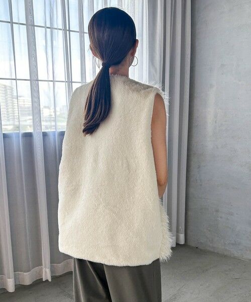 LAUTREAMONT / ロートレアモン テーラードジャケット | 【WEB限定】シャギーライトジレ | 詳細2