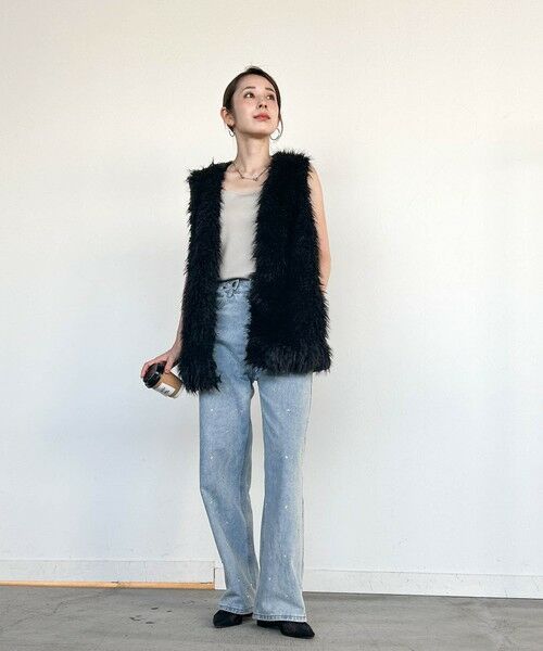 LAUTREAMONT / ロートレアモン テーラードジャケット | 【WEB限定】シャギーライトジレ | 詳細13