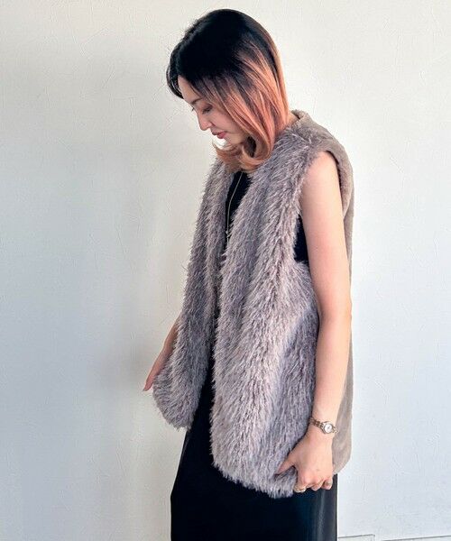 LAUTREAMONT / ロートレアモン テーラードジャケット | 【WEB限定】シャギーライトジレ | 詳細14