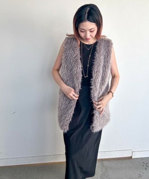 LAUTREAMONT / ロートレアモン テーラードジャケット | 【WEB限定】シャギーライトジレ | 詳細15