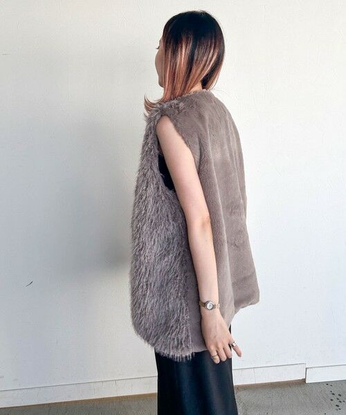 LAUTREAMONT / ロートレアモン テーラードジャケット | 【WEB限定】シャギーライトジレ | 詳細17