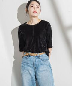 LAUTREAMONT / ロートレアモン カットソー | 【WEB限定】シアーベロアカットソー