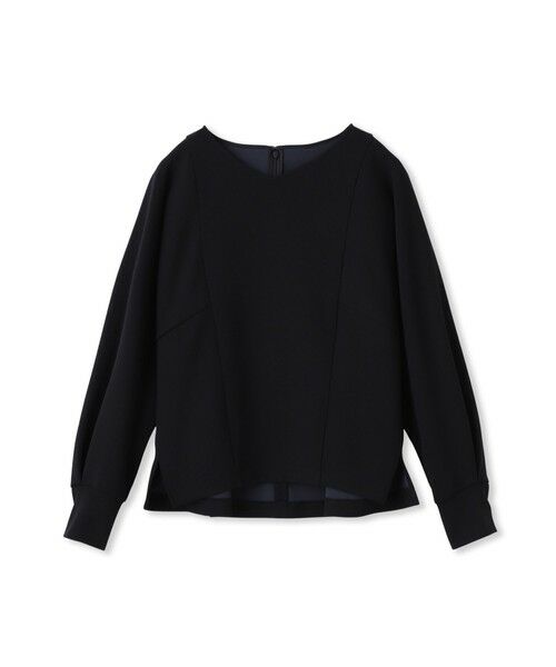 LAUTREAMONT/ロートレアモン プロシェルジョーゼットカットソー&#8810;セットアップ対応/洗濯機で洗える&#8811; ブラック 9号