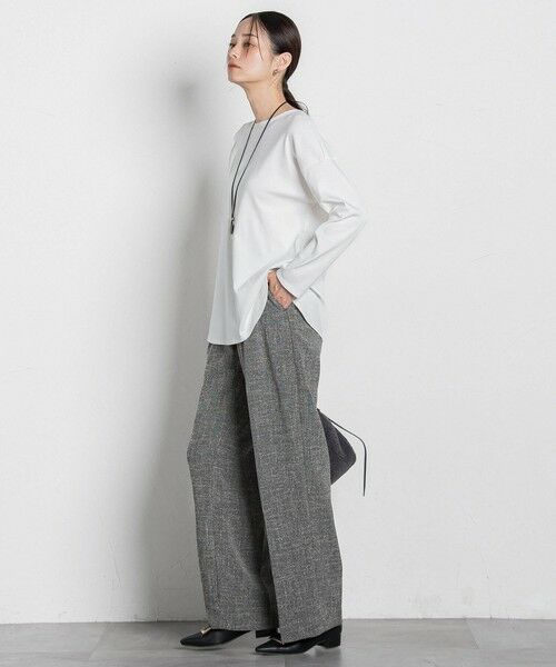 LAUTREAMONT / ロートレアモン カットソー | エッセンシャルフライスカットソー ≪洗濯機で洗える≫ | 詳細12