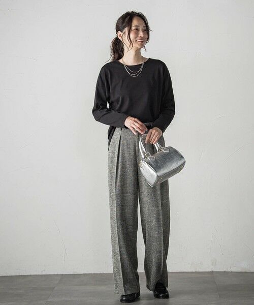 LAUTREAMONT / ロートレアモン カットソー | エッセンシャルフライスカットソー ≪洗濯機で洗える≫ | 詳細17