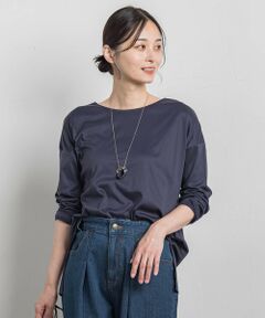 LAUTREAMONT / ロートレアモン カットソー | 【WEB限定】汗じみ防止スムースロングTシャツ ≪洗える／接触冷感≫